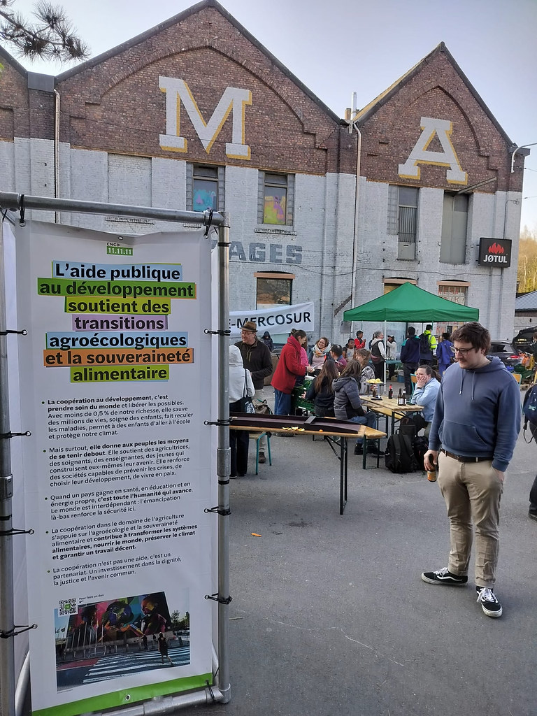 Fête du printemps des Brigades d'actions paysannes à Namur
