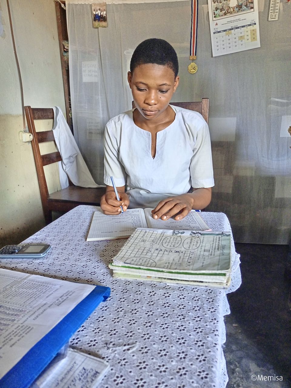 Jeanne, 18 ans, a pu bénéficier ds séances de sensibilisation