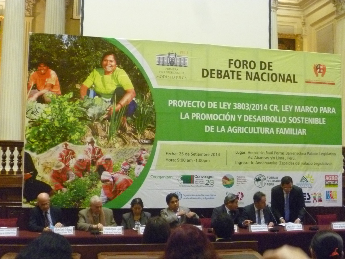 Présentation de la loi sur l'agriculture familiale