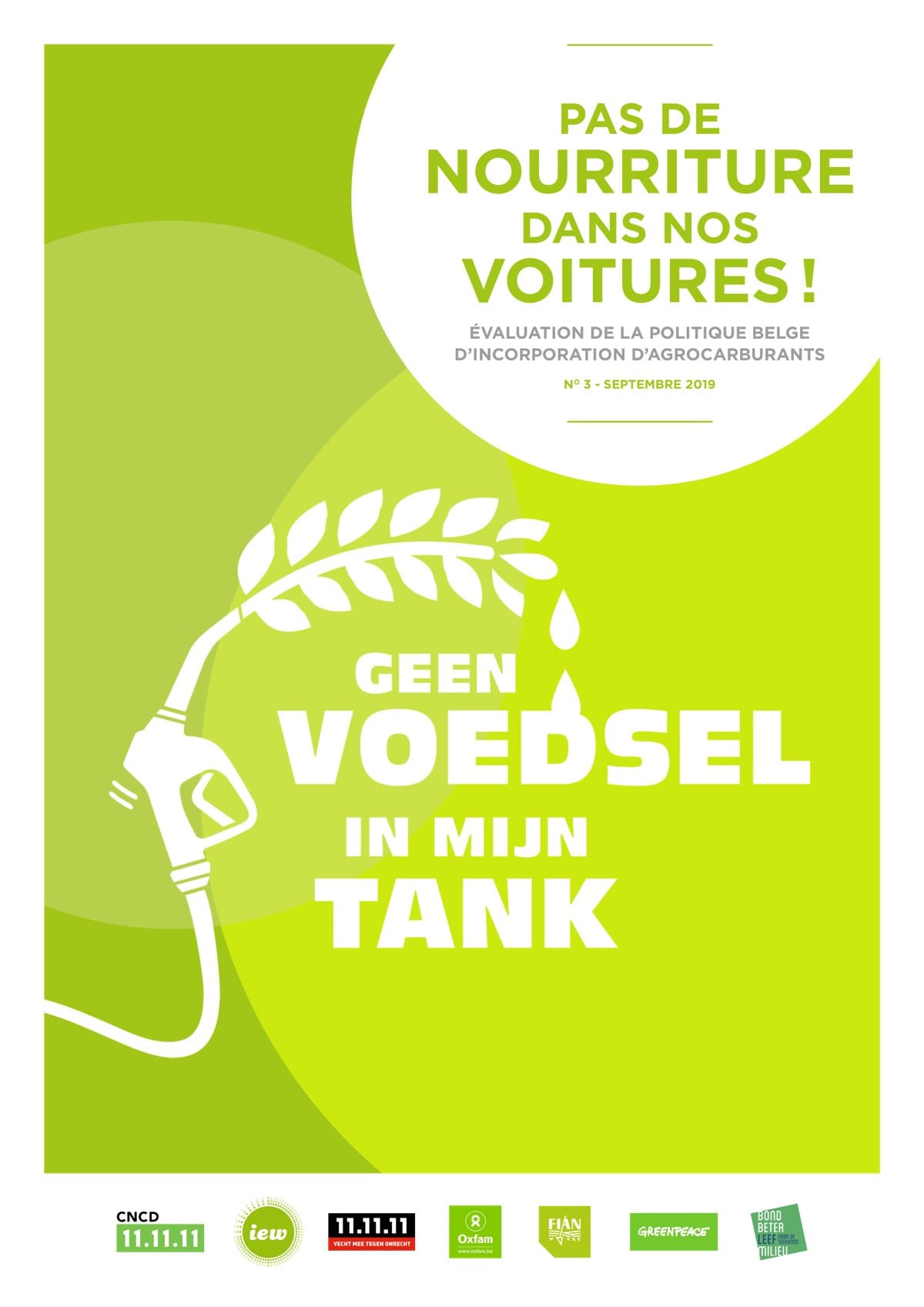 Pas de nourriture dans nos voitures