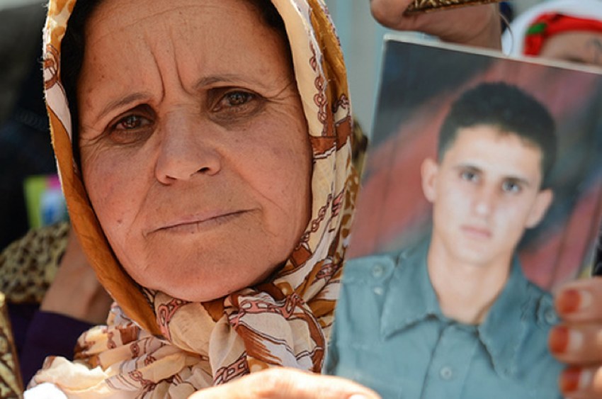 Mère d'un naufragé en Méditerranée.