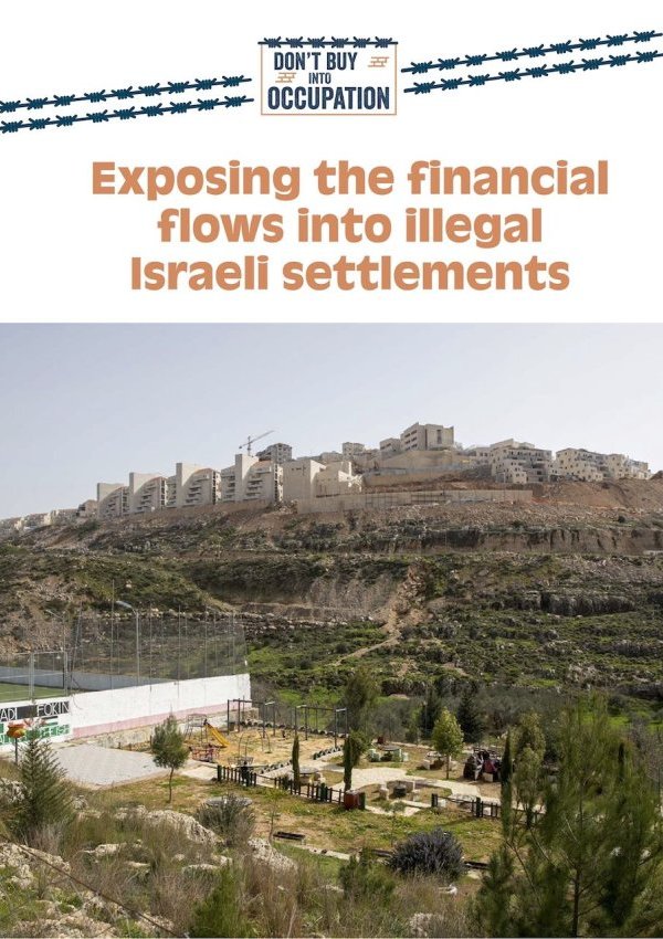 Don't buy into occupation. Exposing the financial flows into...