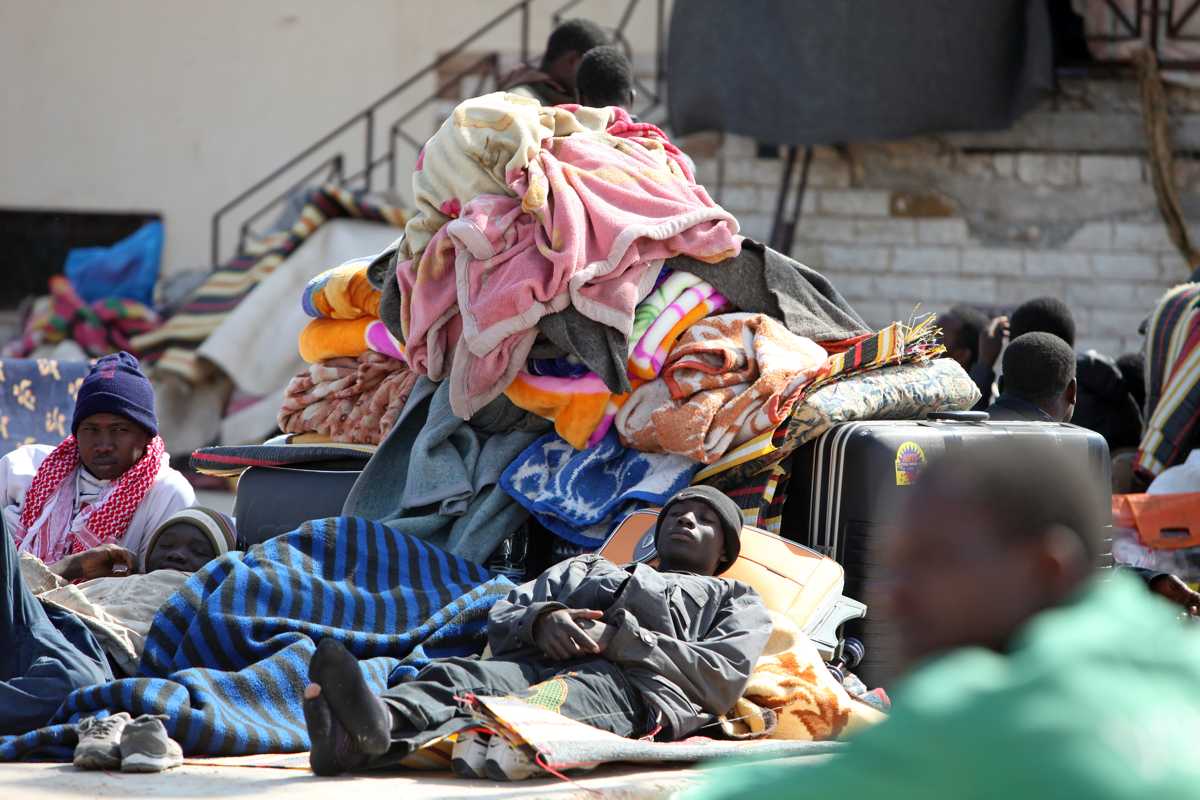Frontière égyptienne : réfugiés fuyant la Libye