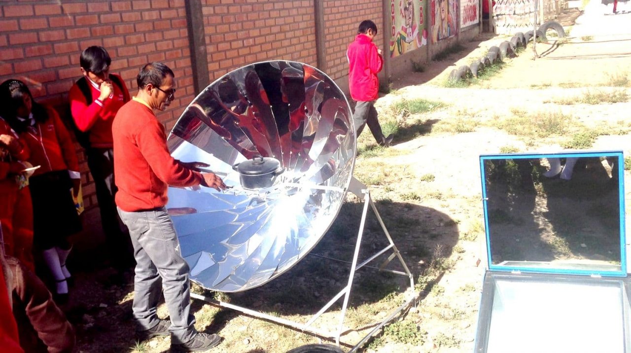 Cuisiner à l'énergie solaire en Bolivie