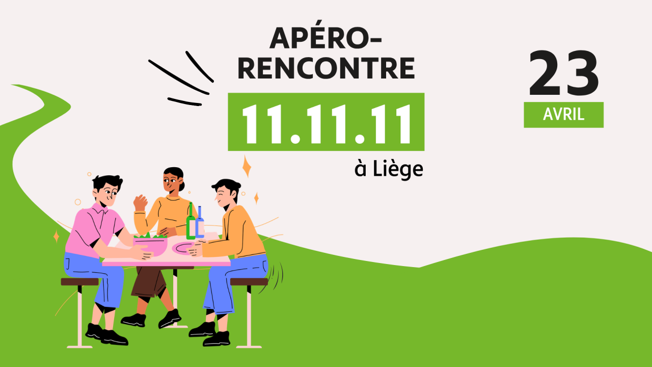 Apéro-rencontre volontaires 11.11.11 à Liège