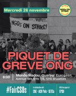 Piquet de grève des ONG