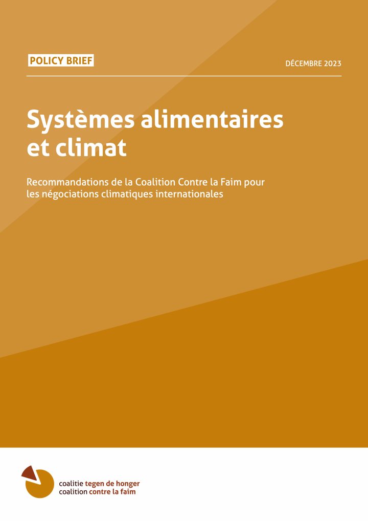 Systèmes alimentaires et climat