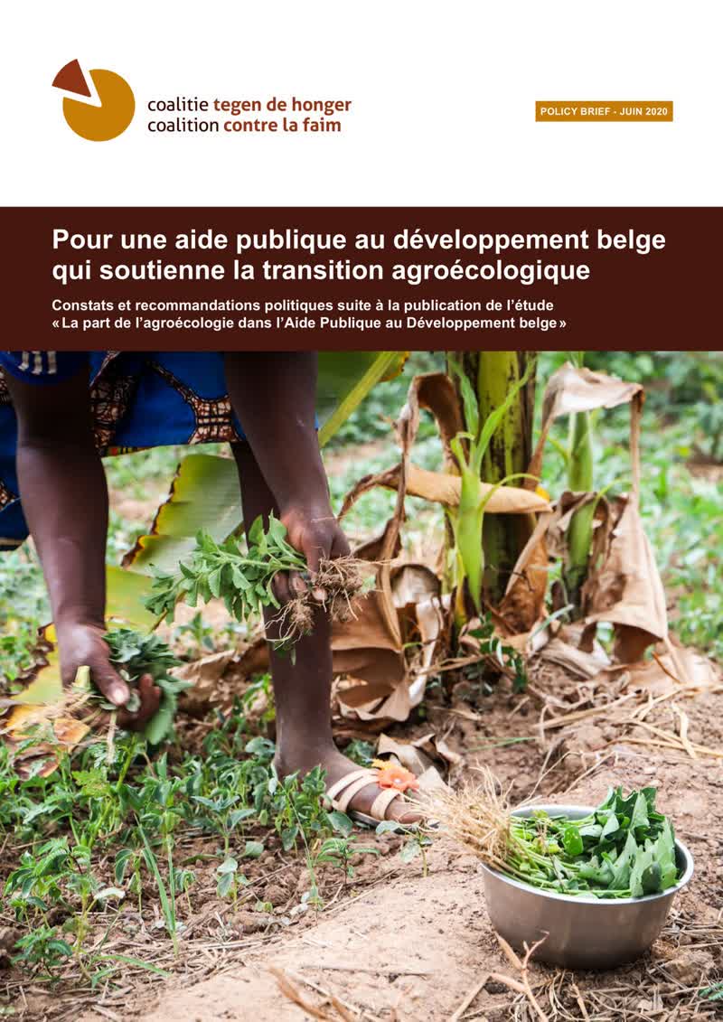 Pour une aide publique au développement belge qui soutienne la...