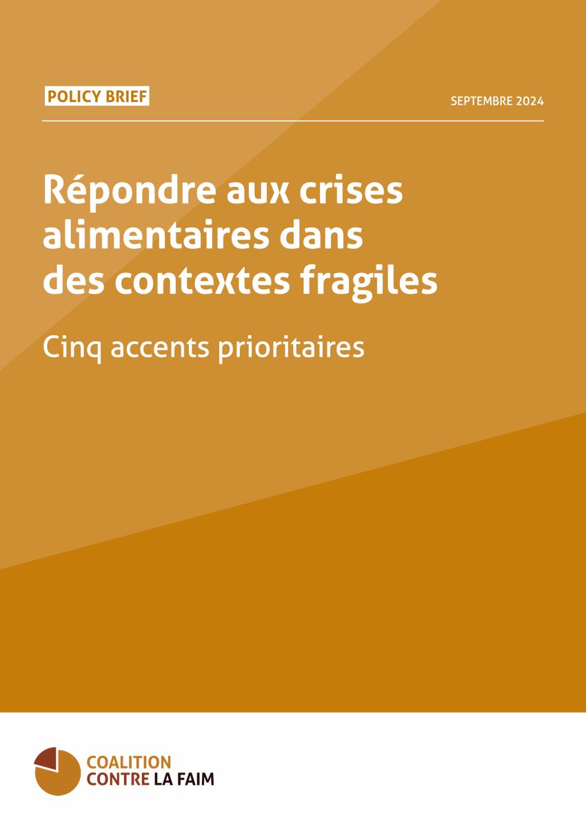 Répondre aux crises alimentaires dans des contextes fragiles : 5...