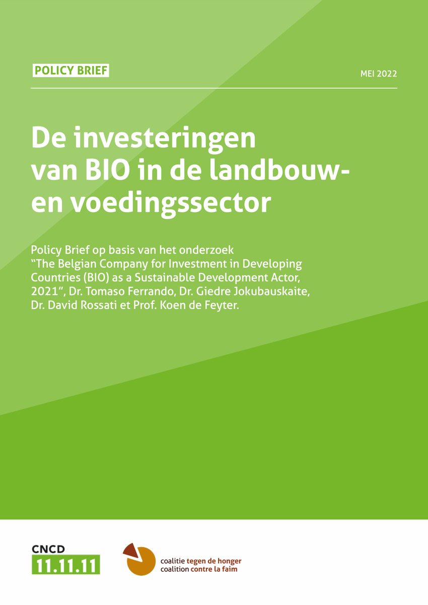 De investeringen van BIO in de landbouwen voedingssector